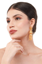 1 Gram Gold Plated Jhumka Earrings