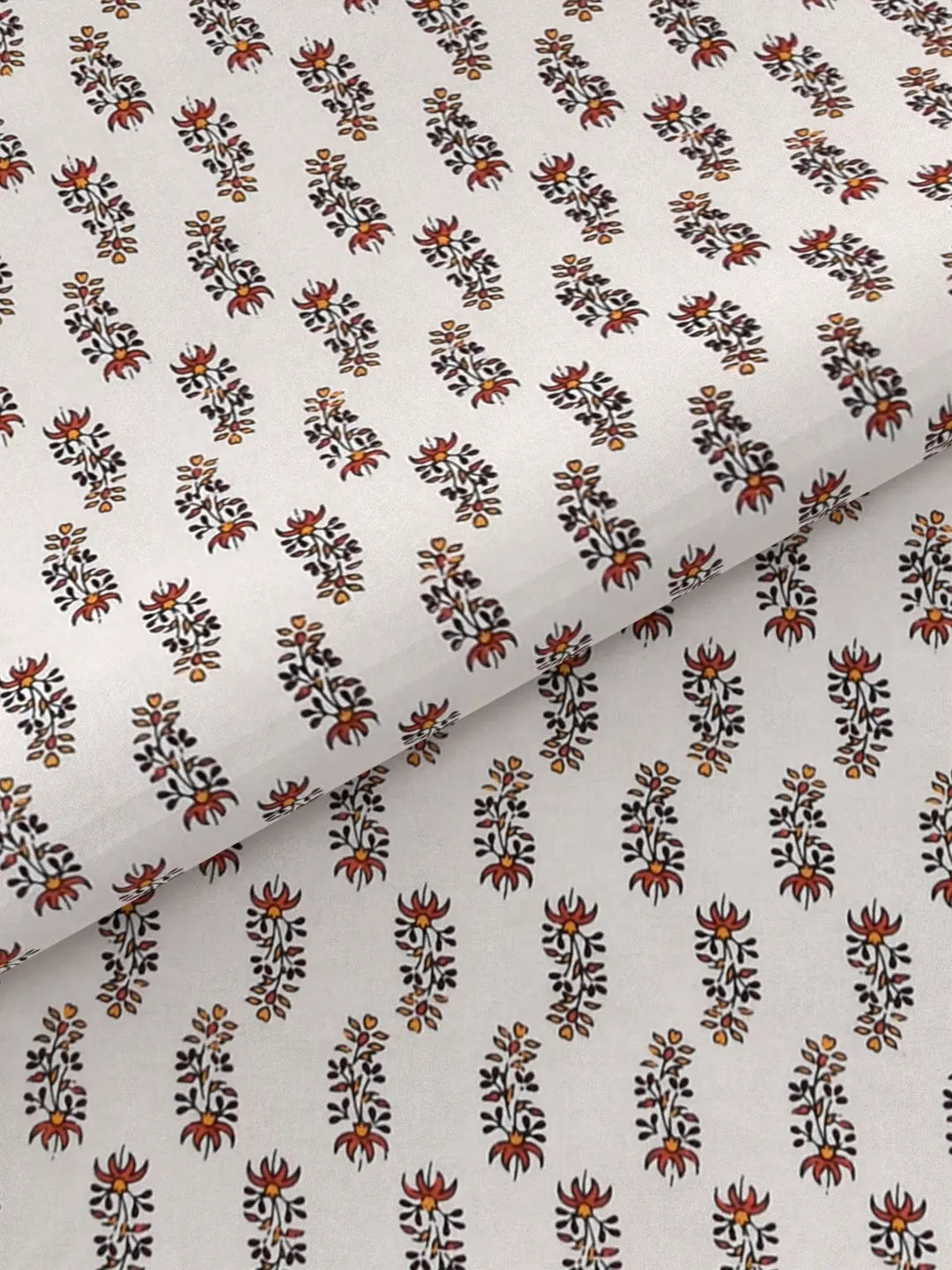 100% Pure Organic Cotton Fabric Hand Block Printed King Size Double Bedsheet with 2 Pillow Covers 340 TC Gift Or Decor