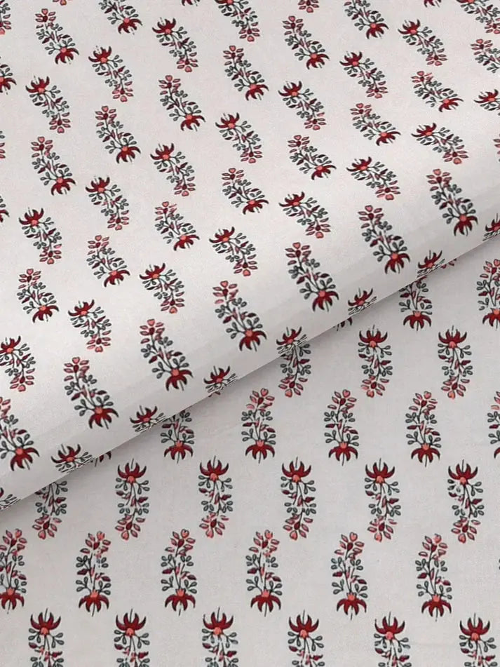 100% Pure Organic Cotton Fabric Hand Block Printed King Size Double Bedsheet with 2 Pillow Covers 340 TC Gift Or Decor