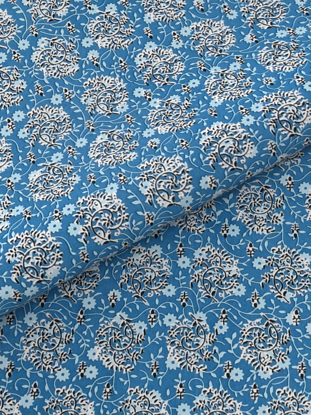 Pure Organic Cotton Jaipuri Hand Block Printed Jumbo King Size Bedsheet with Pillow Covers