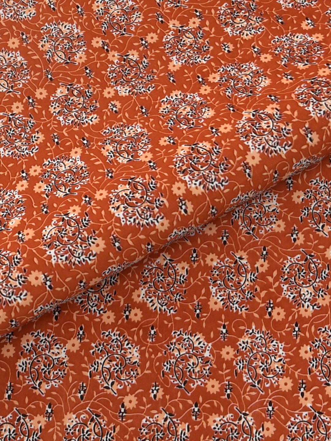 Pure Organic Cotton Jaipuri Hand Block Printed Jumbo King Size Bedsheet with Pillow Covers