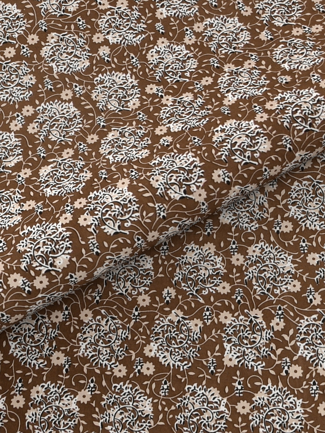 Pure Organic Cotton Jaipuri Hand Block Printed Jumbo King Size Bedsheet with Pillow Covers