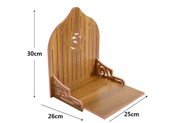 Beautiful MDF Wooden Temple for Home and Office GiftorDecor
