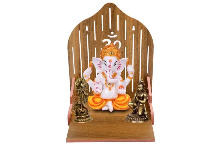 Beautiful MDF Wooden Temple for Home and Office GiftorDecor