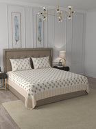 108 X 108 inch 100% Cotton Bedsheet for Double Bed Super King Size with Pillow Covers