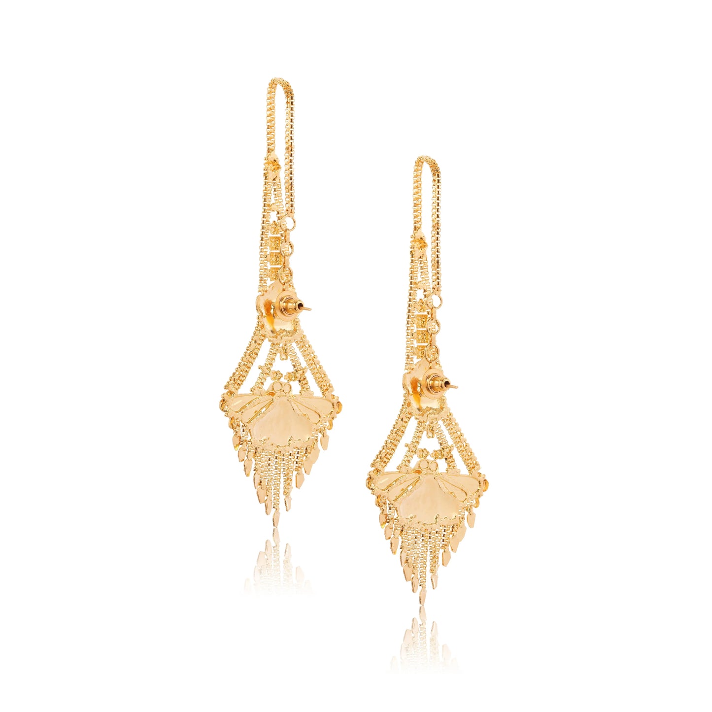 Elegant 1 Gram Gold Plated Drop Earrings GiftorDecor