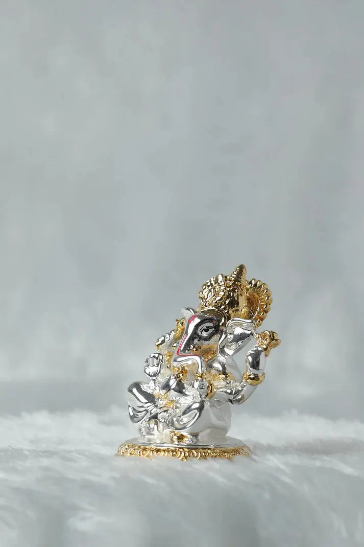Elevate Your Home with Our Silver Ganesh Idols GiftorDecor