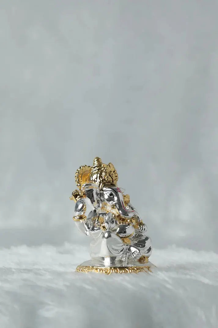 Elevate Your Home with Our Silver Ganesh Idols GiftorDecor
