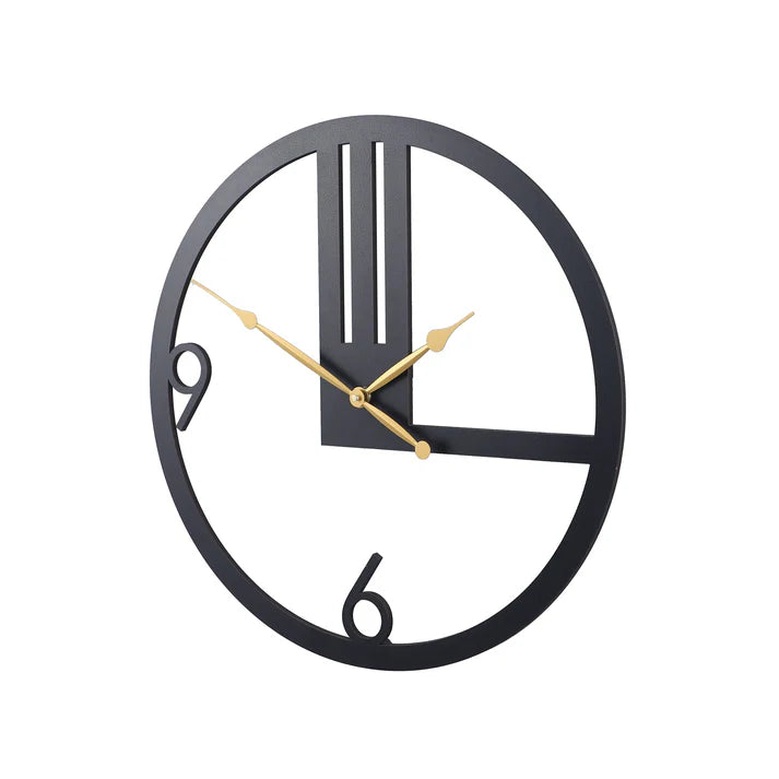 Engineered Wood Wall Clock With Leather coating Gift Or Decor