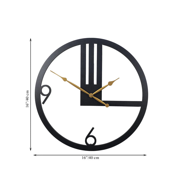 Engineered Wood Wall Clock With Leather coating Gift Or Decor