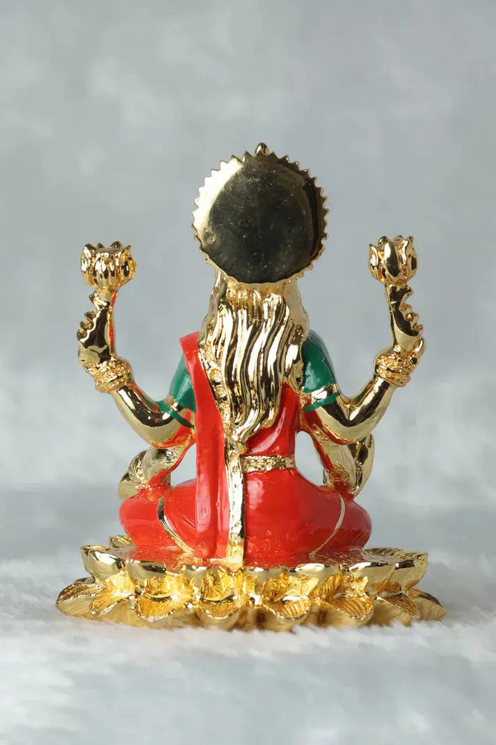Golden Goddess of Wealth: A Laxmi Ji Idol GiftorDecor