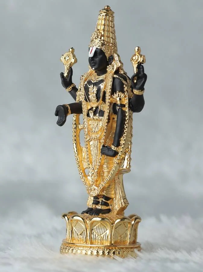 Lord Tirupati Balaji Gold Plated GiftorDecor