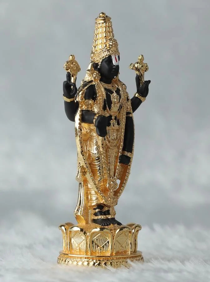 Lord Tirupati Balaji Gold Plated GiftorDecor