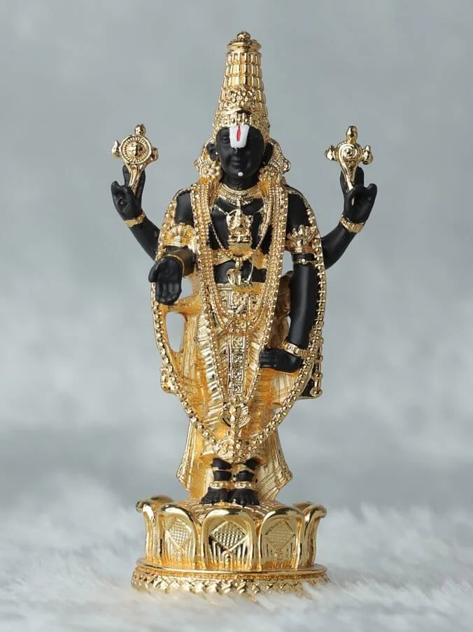 Lord Tirupati Balaji Gold Plated GiftorDecor