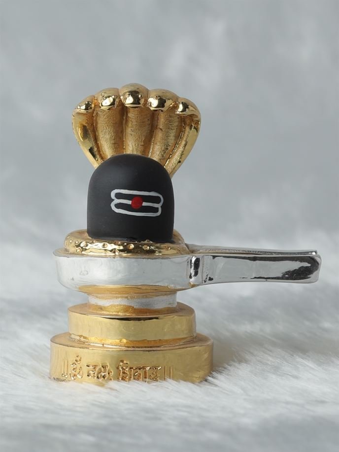 Divine Gold & Silver Plated Shivling