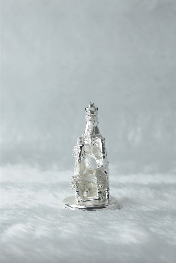 Majestic Silver Plated Horse Statue