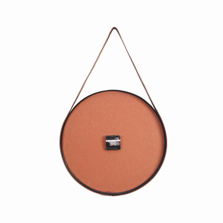 Vintage Leather Strap Wall Clock || Wall Clock Gift Or Decor