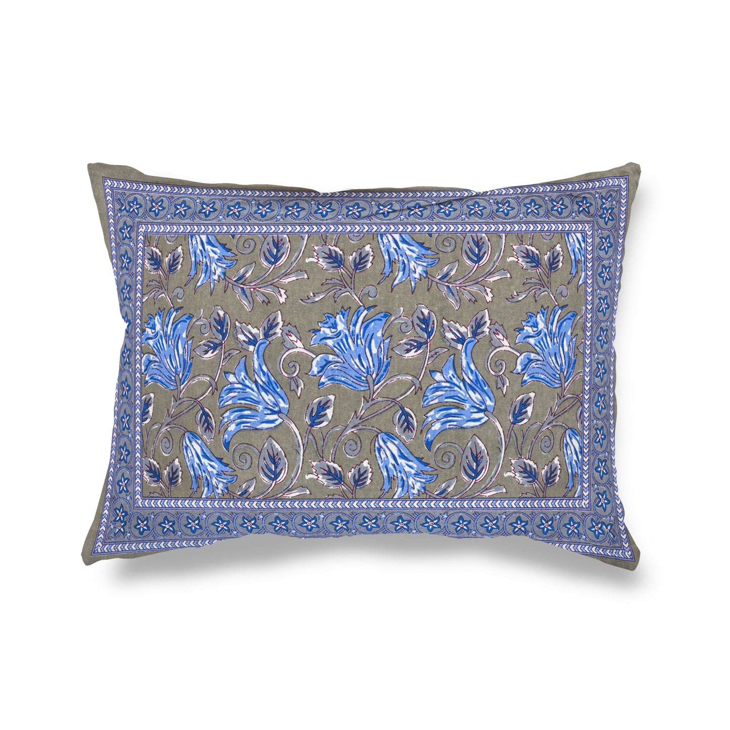 Pure Organic Cotton Bedsheet Hand Block Printed King Size with Pillow Covers 240 TC