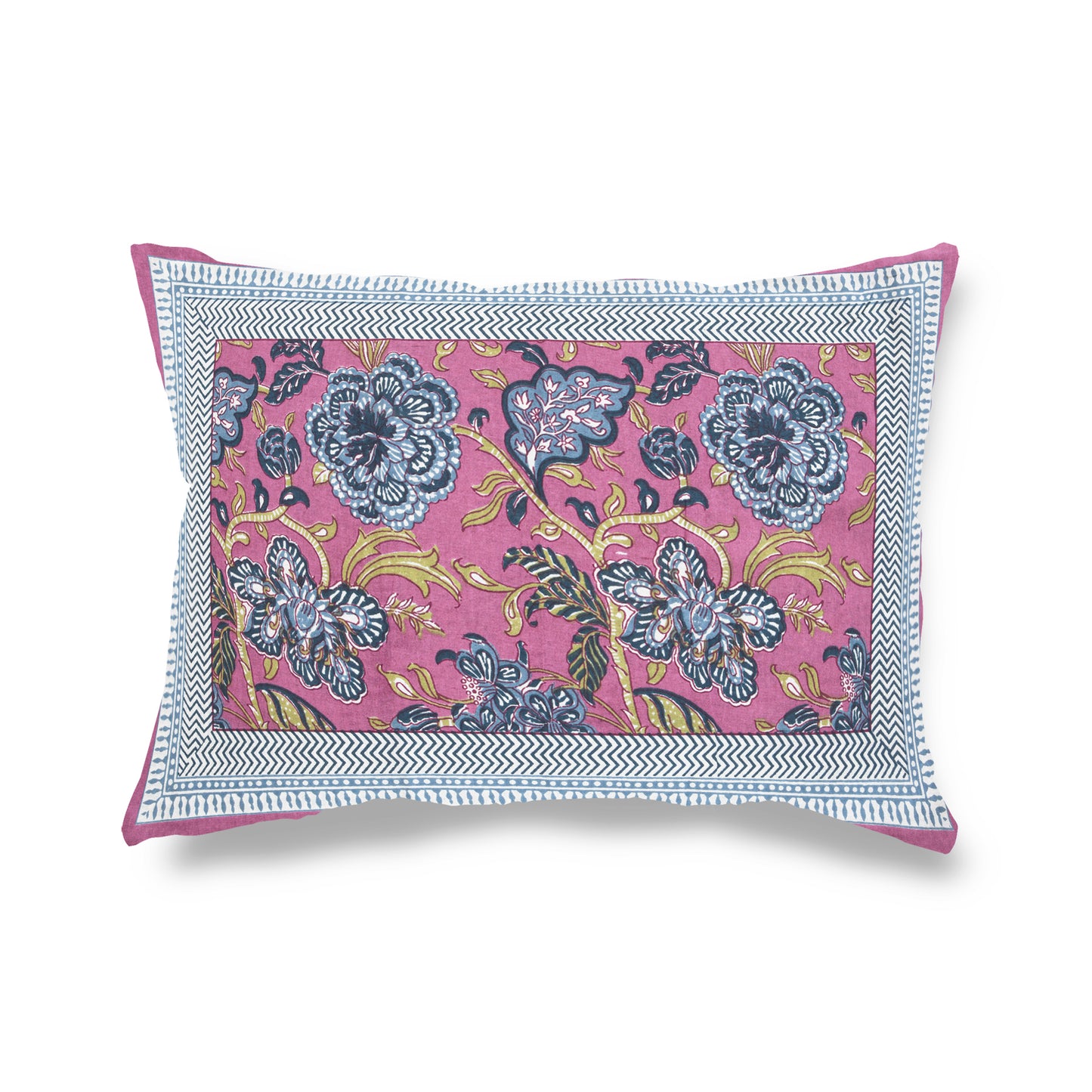 Pure Organic Cotton Bedsheet Hand Block Printed King Size with Pillow Covers 240 TC