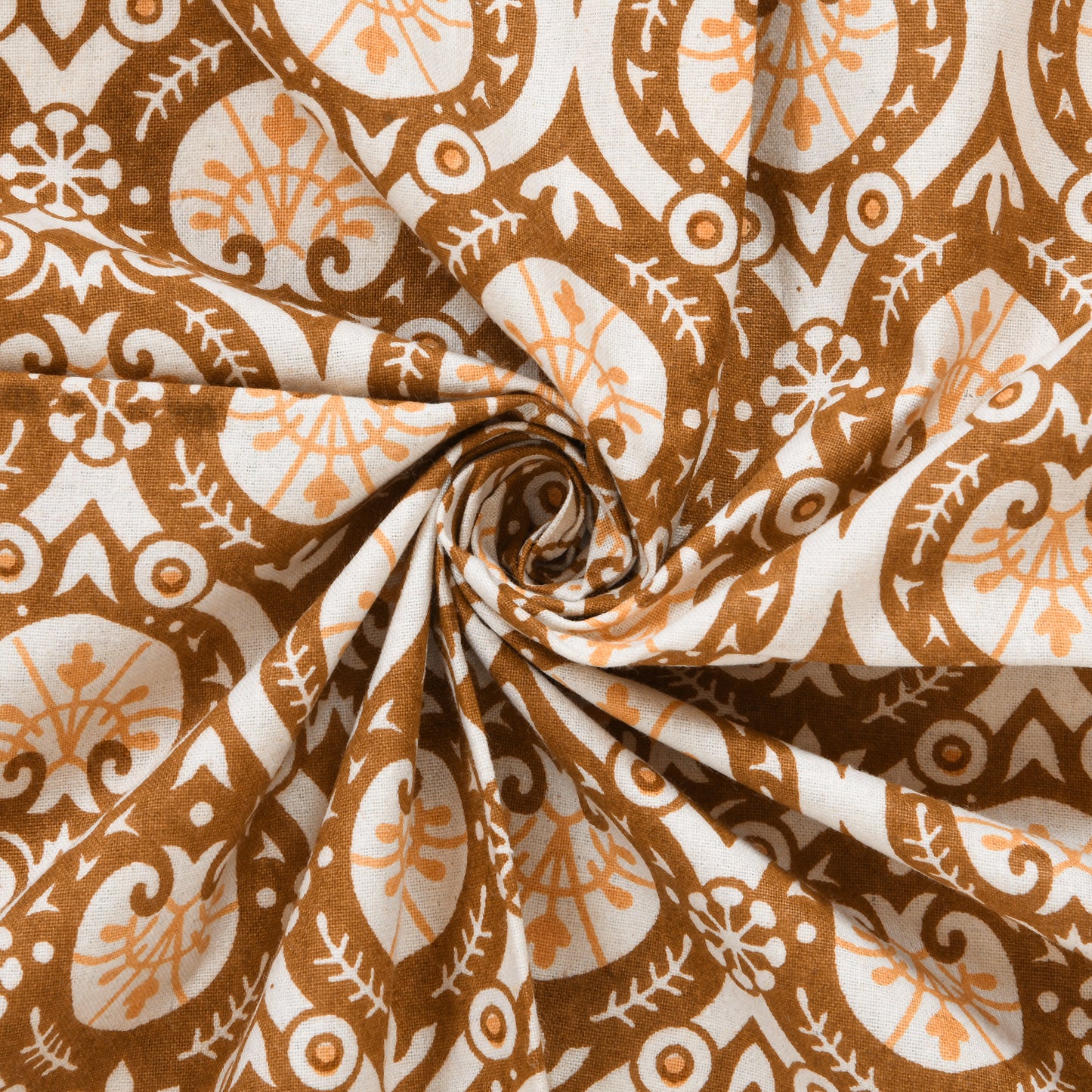 Pure Organic Cotton Bedsheet Hand Block Printed King Size with Pillow Covers 240 TC