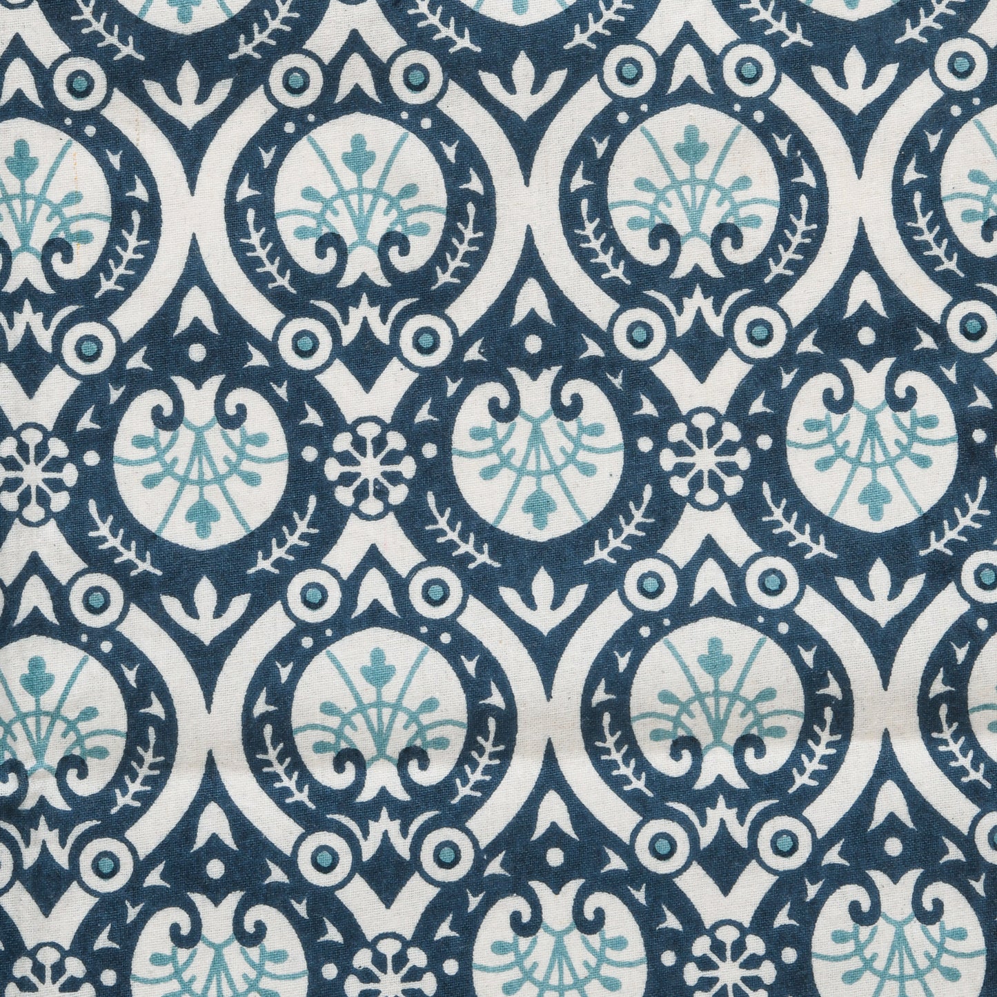 Pure Organic Cotton Bedsheet Hand Block Printed King Size with Pillow Covers 240 TC