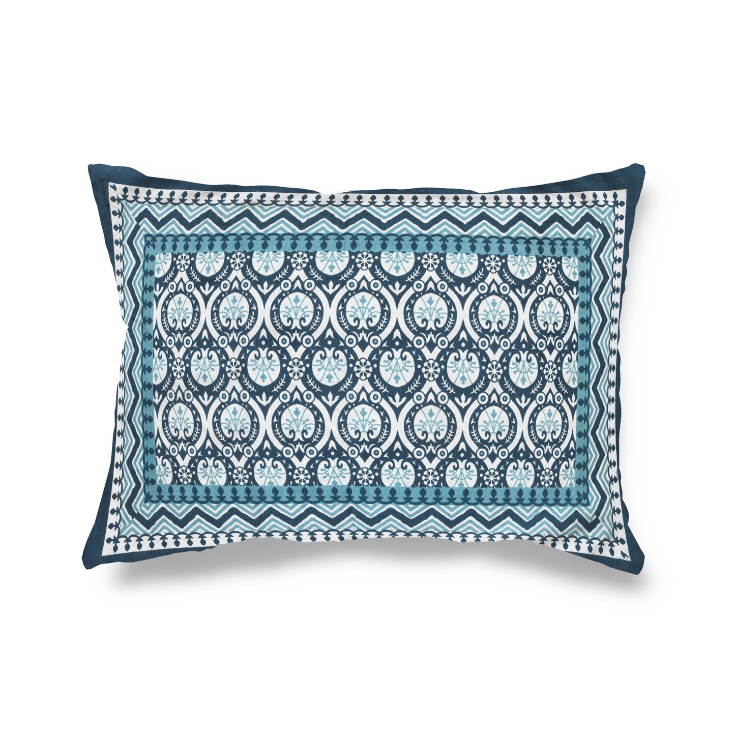 Pure Organic Cotton Bedsheet Hand Block Printed King Size with Pillow Covers 240 TC
