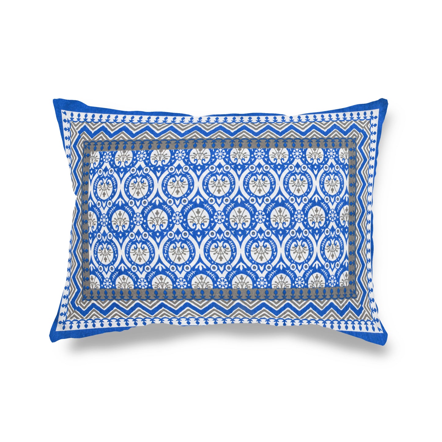 Pure Organic Cotton Bedsheet Hand Block Printed King Size with Pillow Covers 240 TC