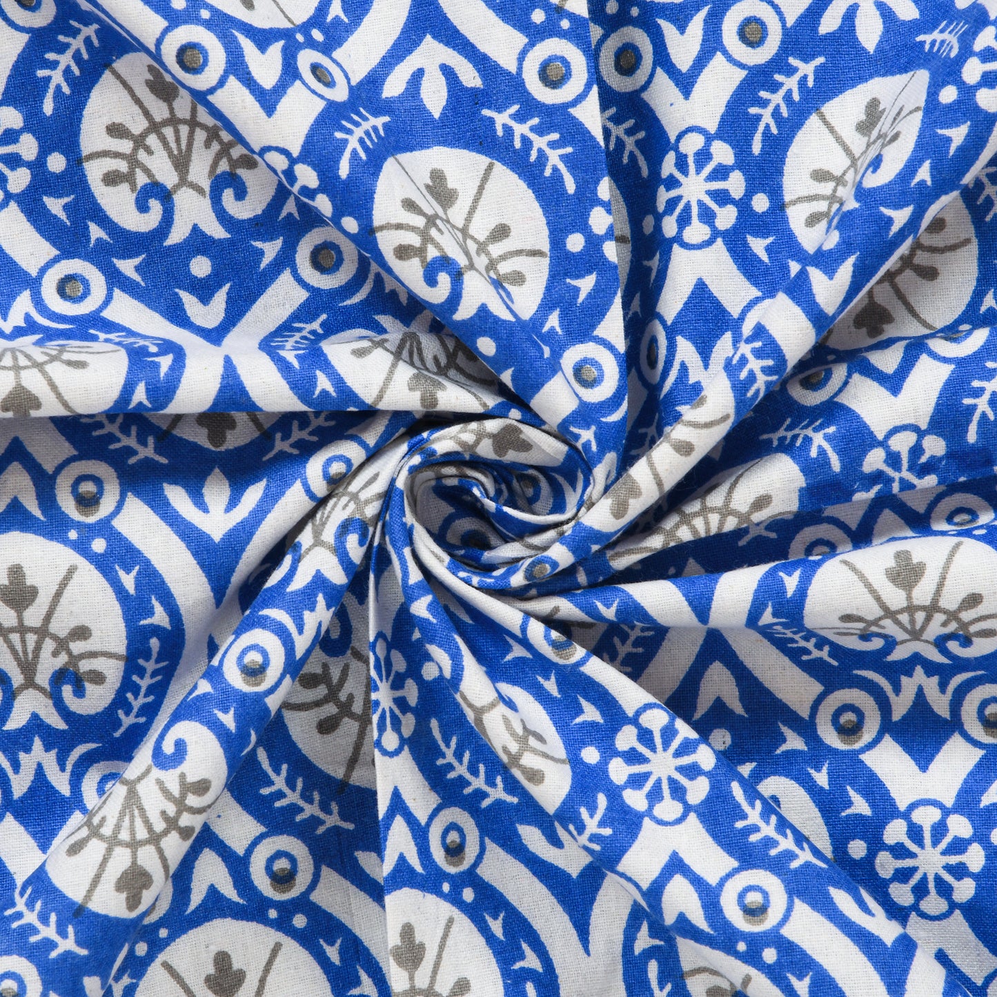 Pure Organic Cotton Bedsheet Hand Block Printed King Size with Pillow Covers 240 TC