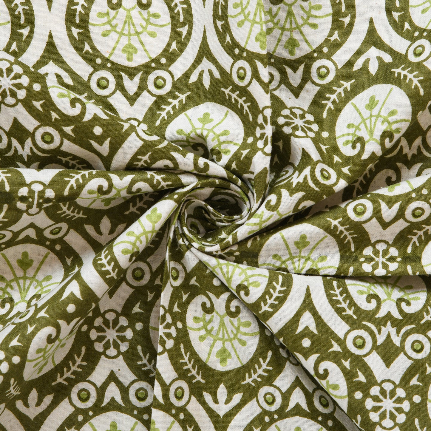 Pure Organic Cotton Bedsheet Hand Block Printed King Size with Pillow Covers 240 TC