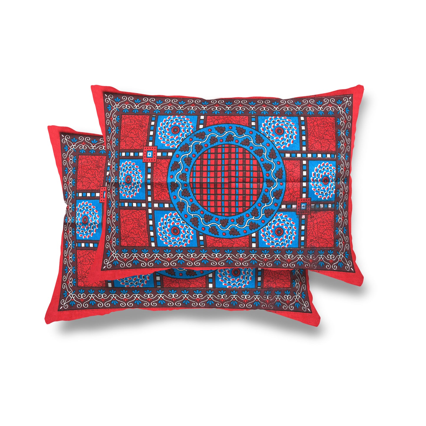 85 X 95 inch Queen Size 100% Cotton Bedsheet for Double Bed with Pillow Cover Gift Or Decor