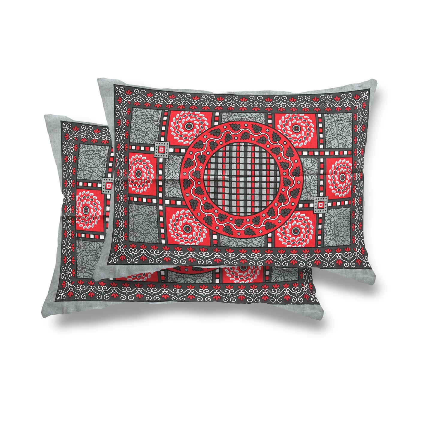 85 X 95 inch Queen Size 100% Cotton Bedsheet for Double Bed with Pillow Cover Gift Or Decor