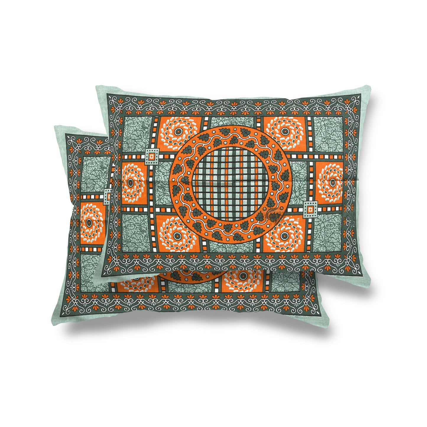 85 X 95 inch Queen Size 100% Cotton Bedsheet for Double Bed with Pillow Cover Gift Or Decor