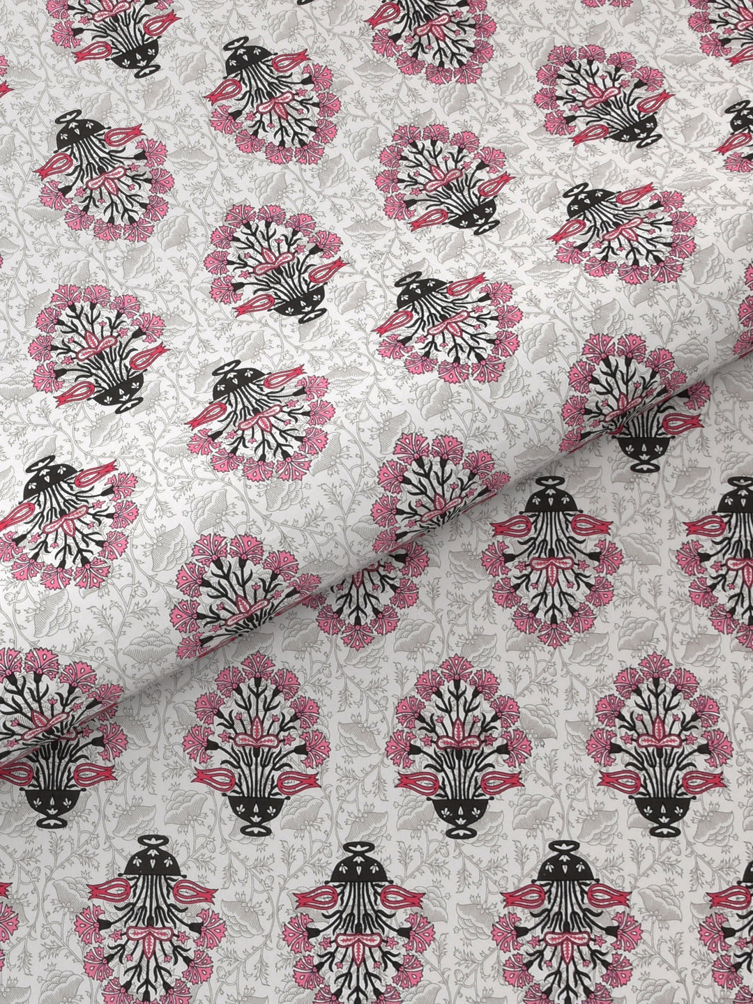 108 X 108 inch Super King Size 100% Cotton Bedsheet for Double Bed with Pillow Cover Gift Or Decor