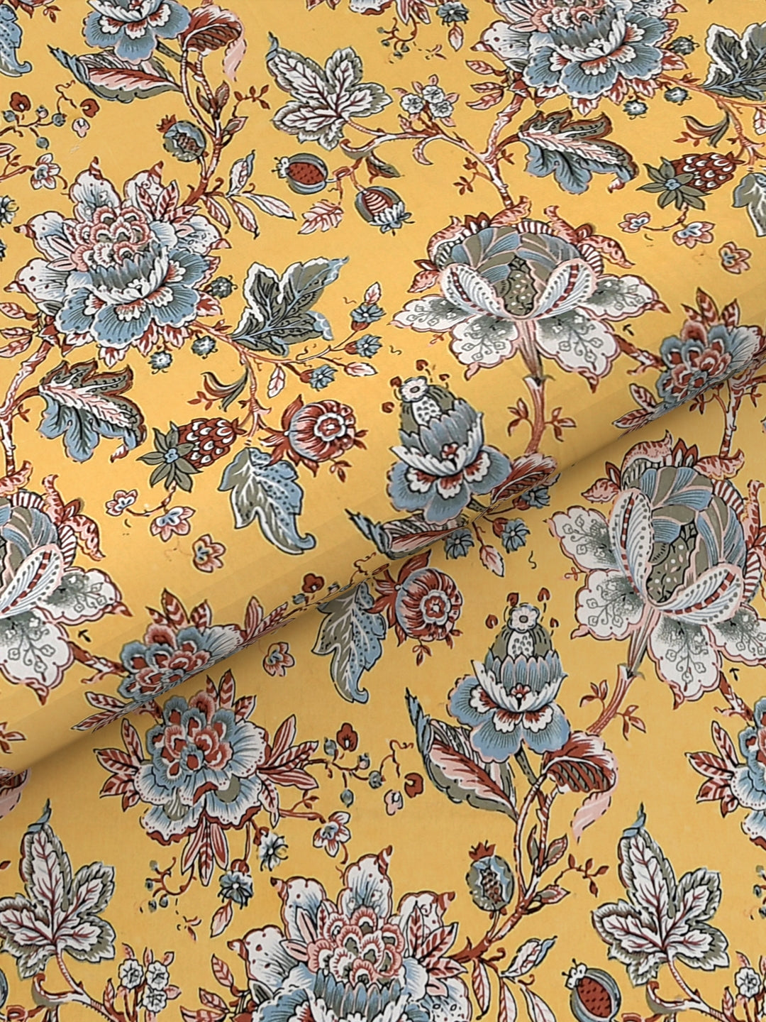 108 X 108 inch Super King Size 100% Cotton Bedsheet for Double Bed with Pillow Cover Gift Or Decor
