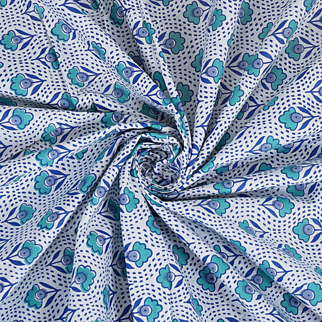 100% Pure Organic Cotton Fabric Hand Block Printed King Size Double Bedsheet with 2 Pillow Covers 340 TC Gift Or Decor