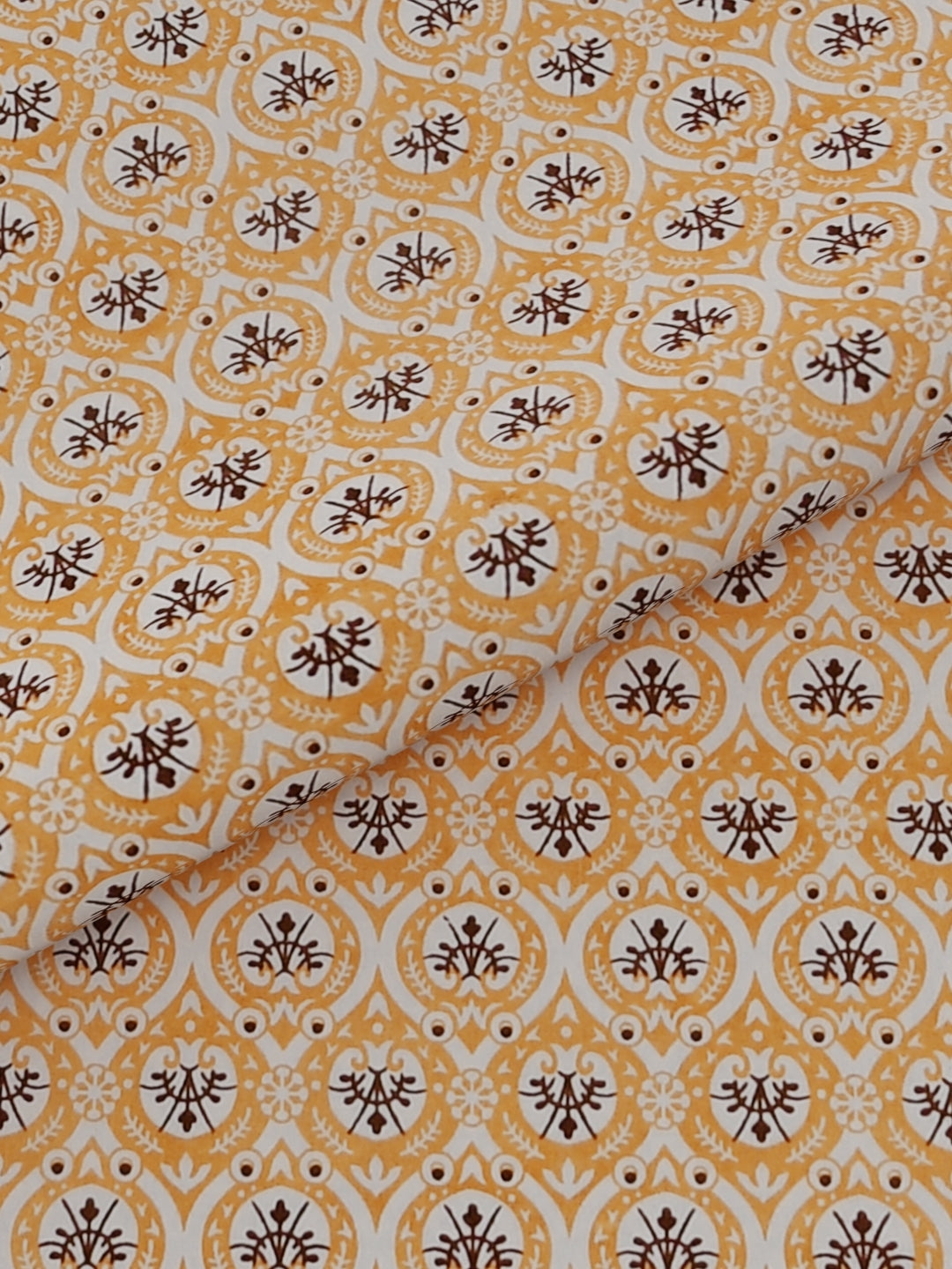Pure Organic Cotton Bedsheet Hand Block Printed King Size with Pillow Covers 240 TC 90X108 inches