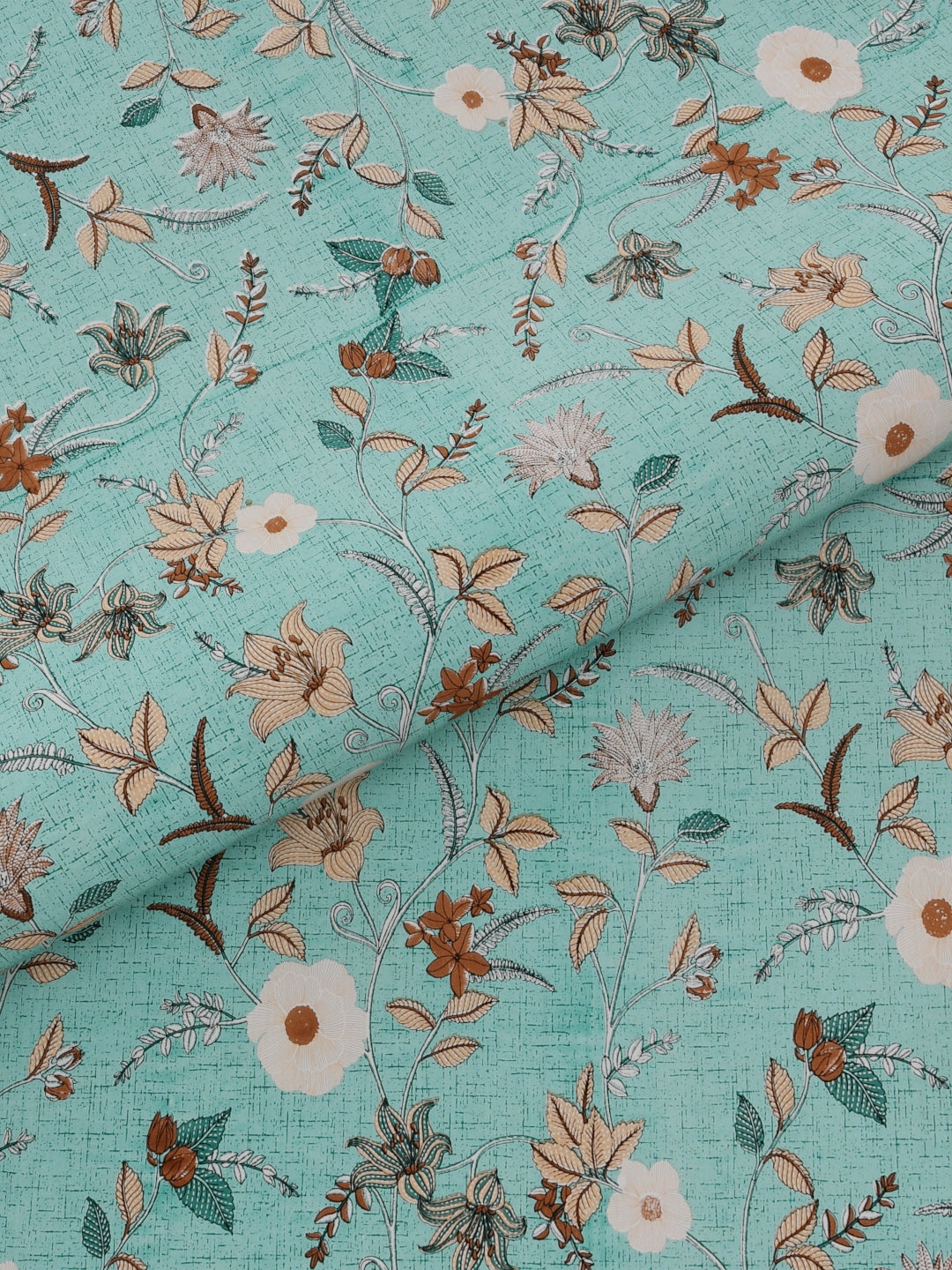 Pure Organic Cotton Bedsheet Hand Block Printed King Size with Pillow Covers 240 TC 90X108 inches