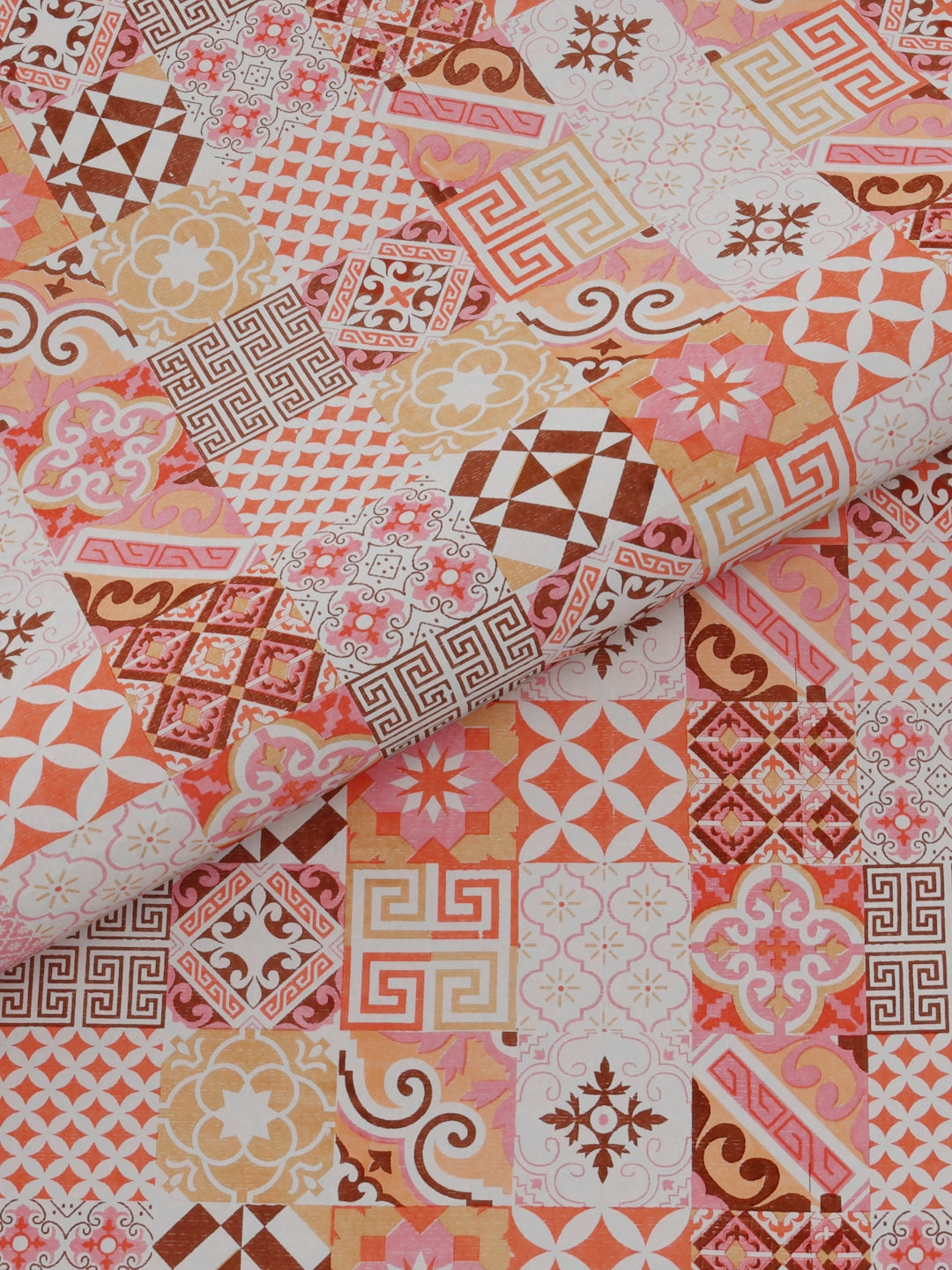 Pure Organic Cotton Bedsheet Hand Block Printed King Size with Pillow Covers 240 TC 90X108 inches