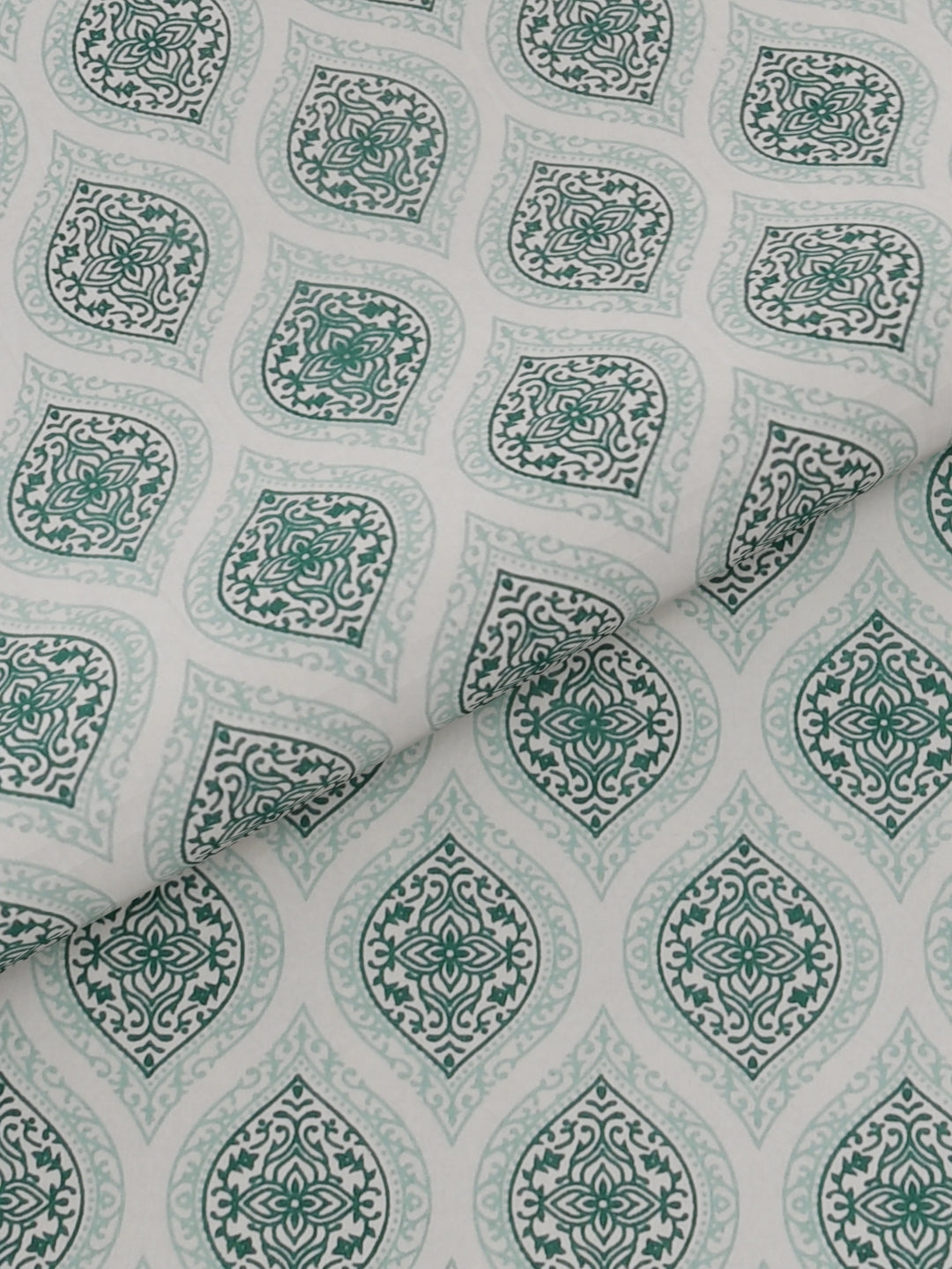 Pure Organic Cotton Bedsheet Hand Block Printed King Size with Pillow Covers 240 TC 90X108 inches