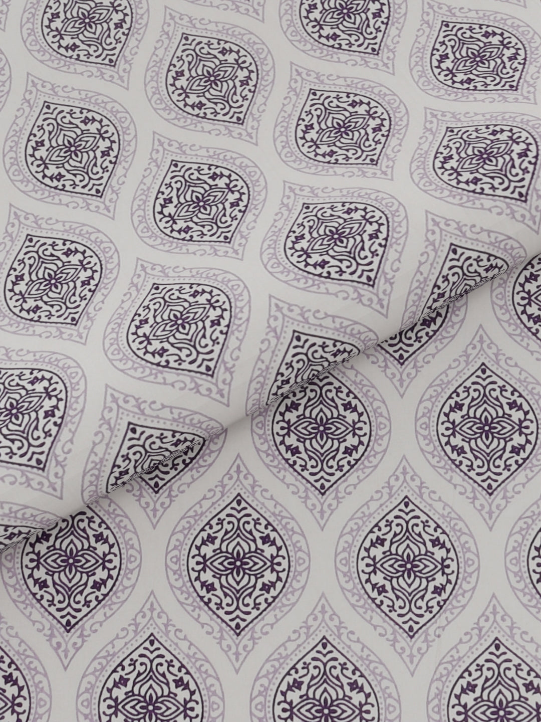 Pure Organic Cotton Bedsheet Hand Block Printed King Size with Pillow Covers 240 TC 90X108 inches