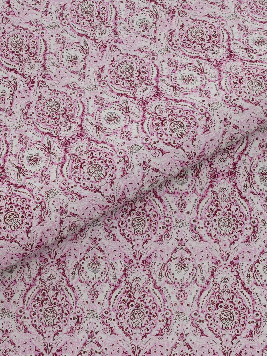Pure Organic Cotton Bedsheet Hand Block Printed King Size with Pillow Covers 240 TC 90X108 inches