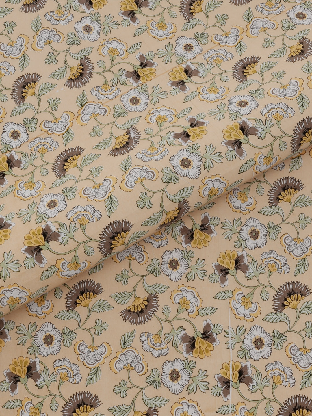 Pure Organic Cotton Bedsheet Hand Block Printed King Size with Pillow Covers 240 TC 90X108 inches