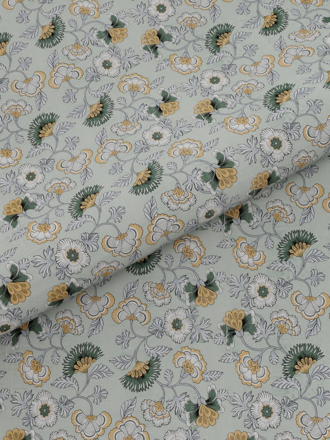 Pure Organic Cotton Bedsheet Hand Block Printed King Size with Pillow Covers 240 TC 90X108 inches