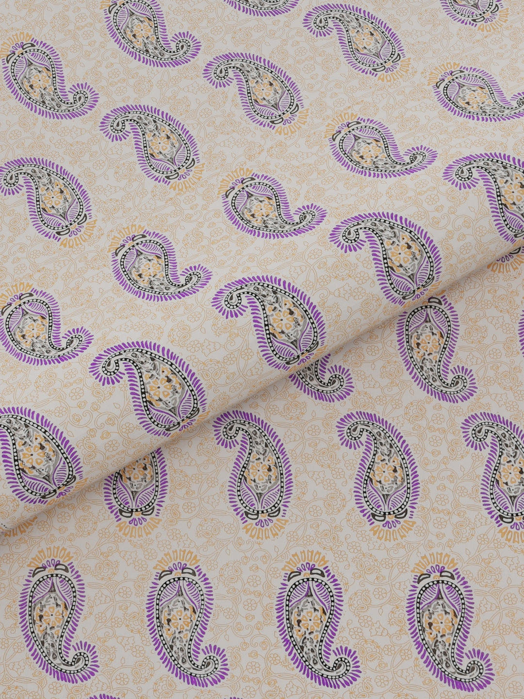 Pure Organic Cotton Bedsheet Hand Block Printed King Size with Pillow Covers 240 TC 90X108 inches