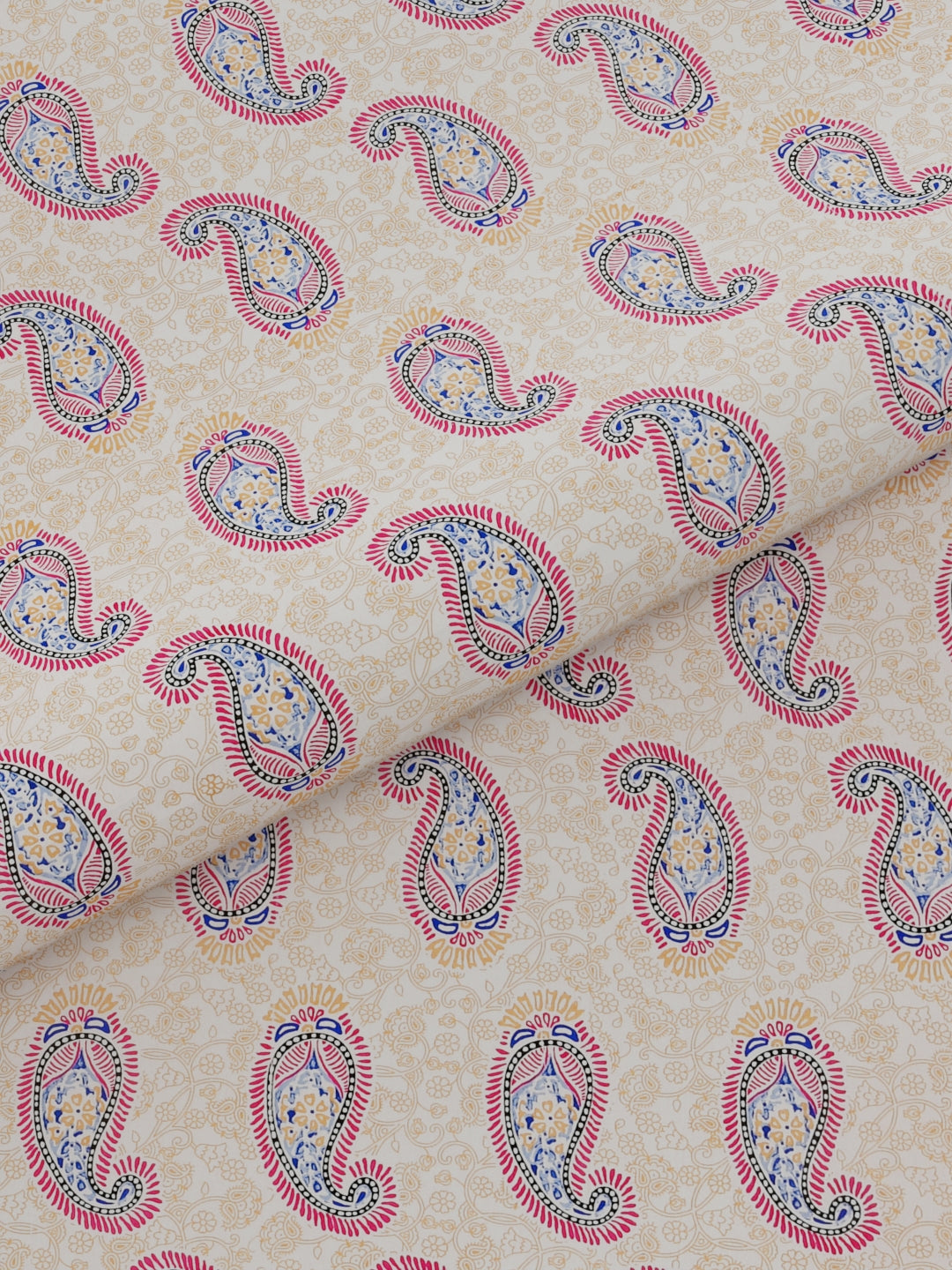 Pure Organic Cotton Bedsheet Hand Block Printed King Size with Pillow Covers 240 TC 90X108 inches