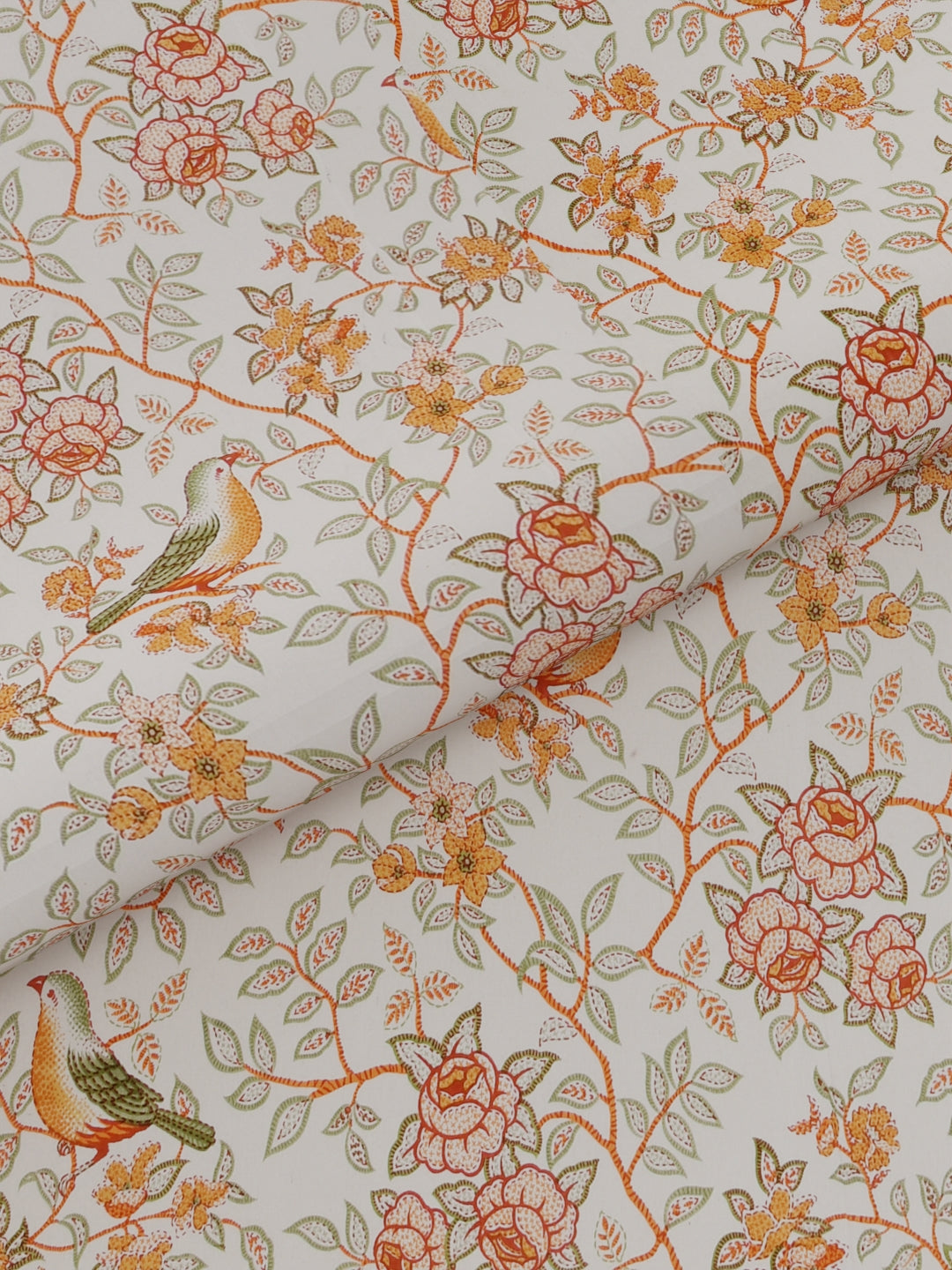 Pure Organic Cotton Bedsheet Hand Block Printed King Size with Pillow Covers 240 TC 90X108 inches