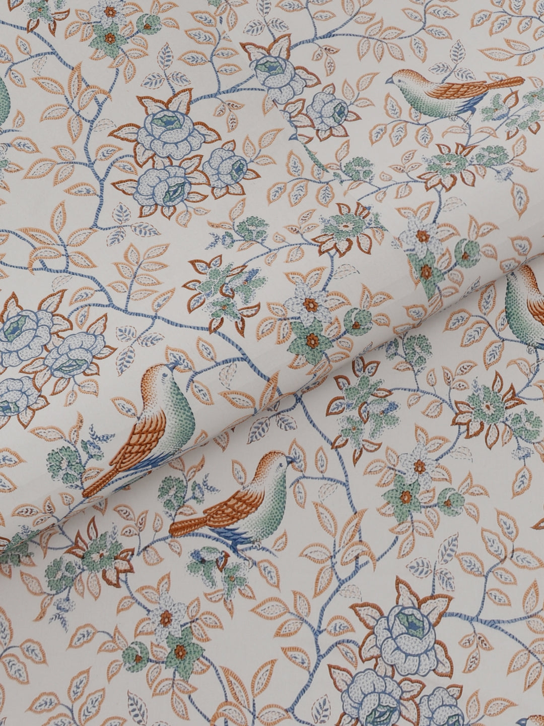Pure Organic Cotton Bedsheet Hand Block Printed King Size with Pillow Covers 240 TC 90X108 inches