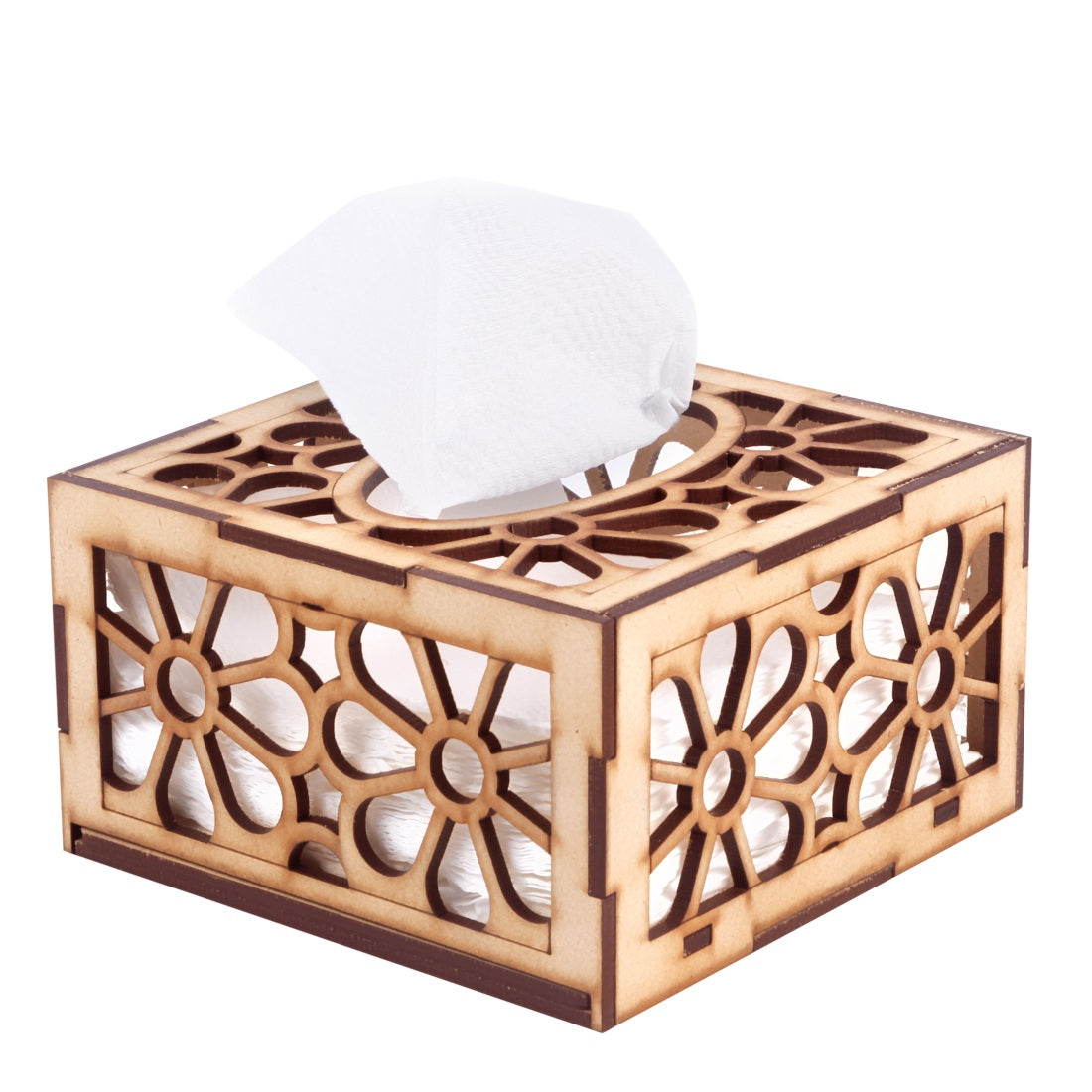 Wooden Tissue Paper Holder Box, Dining Table Tissue Stand, Car Bathroom Tissue Holder Box, Tissue Storage Organizer Box Gift Or Decor