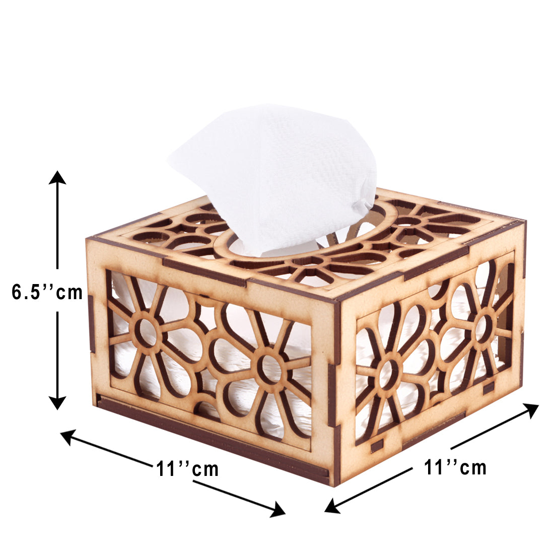 Wooden Tissue Paper Holder Box, Dining Table Tissue Stand, Car Bathroom Tissue Holder Box, Tissue Storage Organizer Box Gift Or Decor