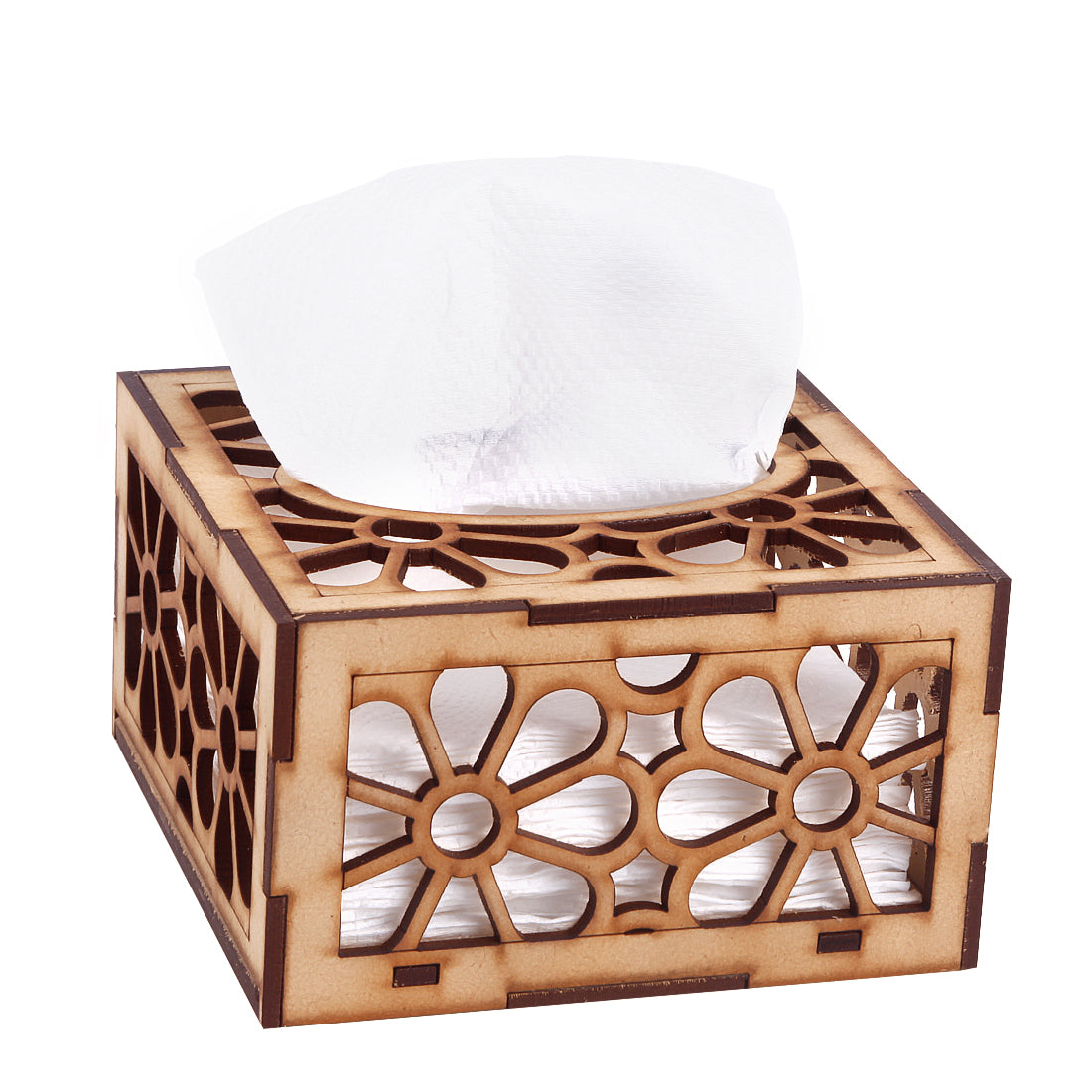 Wooden Tissue Paper Holder Box, Dining Table Tissue Stand, Car Bathroom Tissue Holder Box, Tissue Storage Organizer Box Gift Or Decor